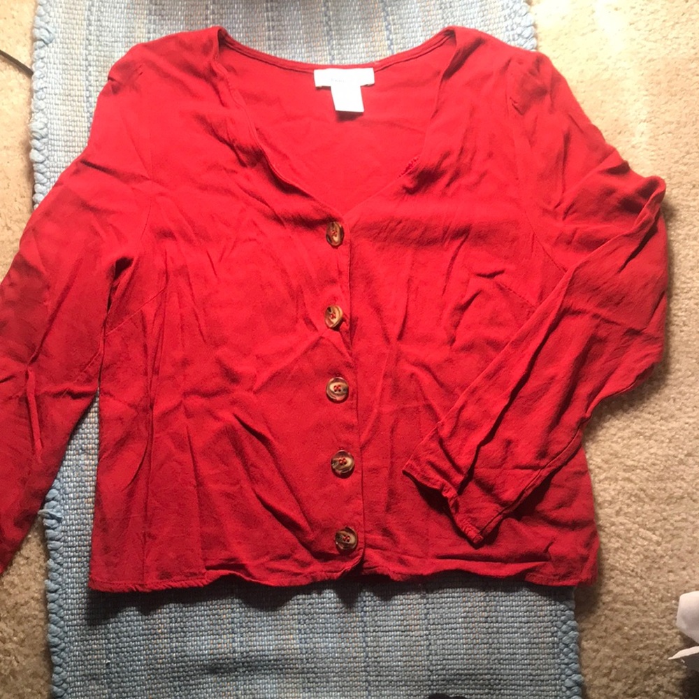 Long sleeve blouse